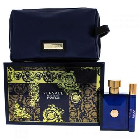 versace dylan blue gift set with backpack|versace blue perfume for men.